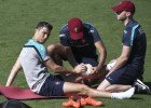 Cristiano está bien y harto de rumores sobre su rodilla
