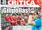 Un periódico panameño insulta a la Selección: 