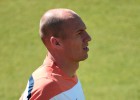 Robben se entrena al margen y Martins Indi vuelve al grupo