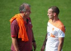 Zico mostró su profunda admiración por Sneijder