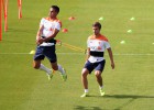La selección de Holanda se entrena sin Sneijder ni Fer