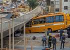 Conmoción tras el derrumbe del viaducto en Belo Horizonte