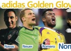 Keylor Navas , Neuer y Romero luchan por el Guante de Oro