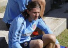 Filipe se retira del entreno tras un golpe con un compañero