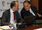 Javier Tebas: “Racing y Murcia aún no cumplen los requisitos”