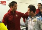 Cristiano y Messi se saludaron