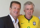 Doble visita de Dunga: se vio con Ancelotti y con Simeone