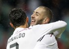 Cristiano-Benzema: once goles al Granada en siete partidos