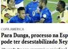 La prensa brasileña critica a Neymar: ''Está descontrolado