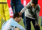 Los niños chilenos consolaron la tristeza de Messi tras la final