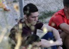 Kranevitter estuvo en el entrenamiento del Atlético