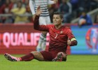 Cristiano, liberado del partido ante Serbia, viajó a Madrid