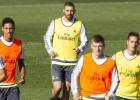 Navas, Marcelo, Ramos e Isco se entrenaron en el gimnasio