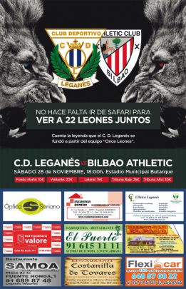 Leganés-Bilbao Athletic: 22 leones luchando en Butarque 