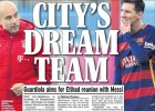 Guardiola habría pedido al City que se reúna con Messi