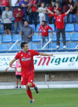 Un gol de Lekic le da el empate al Girona ante el Numancia