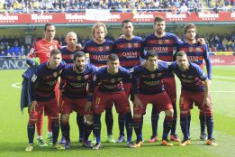 Los jugadores del once inicial del Barcelona ante el Villarreal, convocados por sus selecciones.