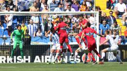 El Espanyol jugó a la ruleta rusa con un solo disparo en Málaga