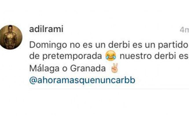 Rami se ríe del Betis en Instagram y forma un lío