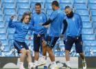 Cristiano and Benzema train as normal, no problems