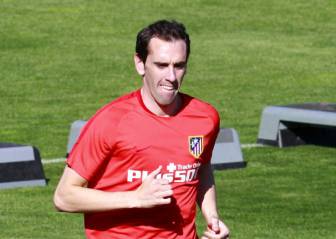 Godín y Carrasco, ausencias en la sesión del Atlético