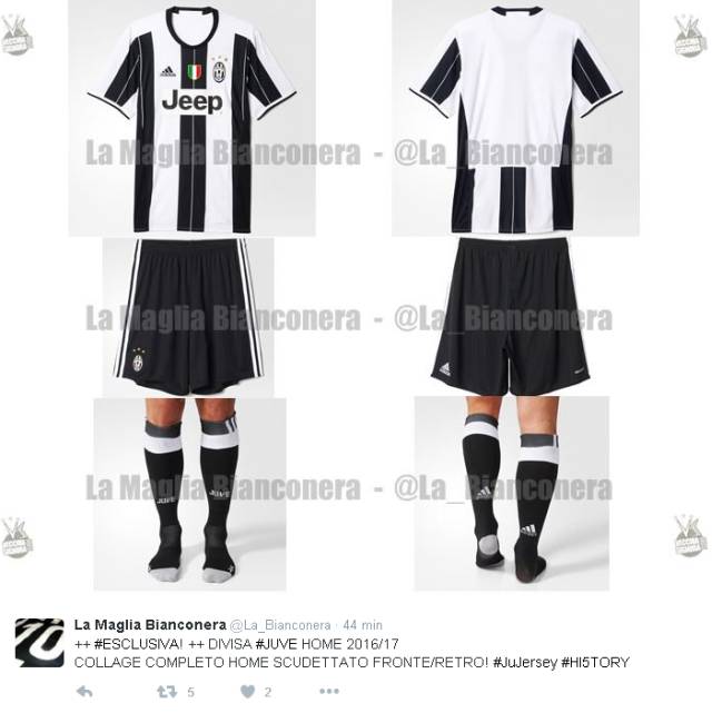 margen Intolerable Monarca Italia: Filtran el diseño de la camiseta de la Juventus para la 2016/17 -  AS.com