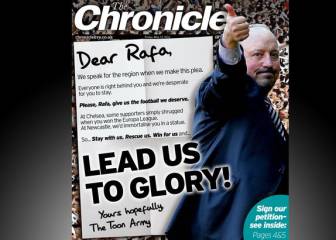 Carta de los fans del Newcastle para que continúe Rafa Benítez