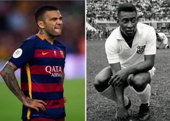 Alves supera a Pelé: tercero con más títulos en la historia