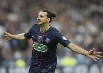 Ibrahimovic dice adiós al PSG ganando la Copa de Francia