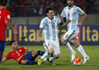 Messi llegó a la concentración:
