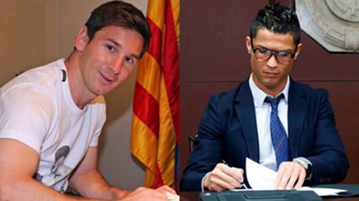 Barcelona Messi Cristiano Ronaldo To Sign With Real Madrid And Barcelona As Com