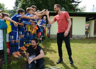 Oblak no faltó a su torneo de fútbol en Skofja Loka