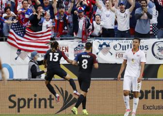 Estados Unidos aplasta a Costa Rica y se acerca a los cuartos