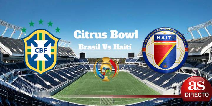 Brasil vs Haití en vivo online, Copa America 2016 Centenario, desde el Citrus Bowl, 08/06/2016