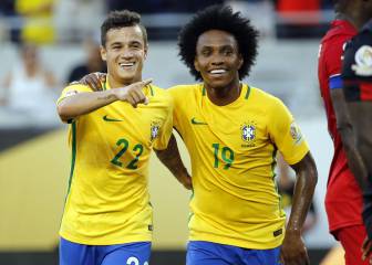 1x1 de Brasil: Willian y Dani Alves brillan. Gabigol pide sitio