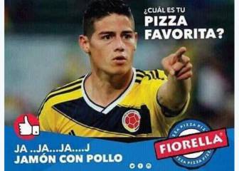 Un anuncio de pizza se burla de la tartamudez de James