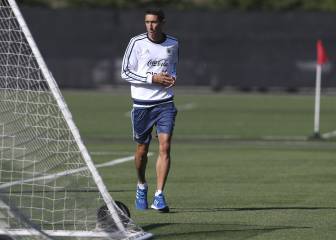 Di María se entrena pensando en jugar las semifinales