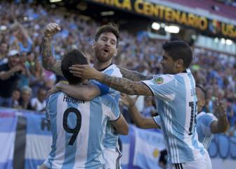 Argentina-Venezuela en imágenes