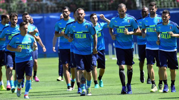 La selección de Italia es la que más kilómetros ha recorrido en la fase de grupos de la Eurocopa.