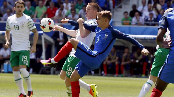 Francia vs Irlanda en vivo online, partido de Octavos de Final de la Eurocopa 2016, hoy domingo 26/06/2016 a las 15.00h en As