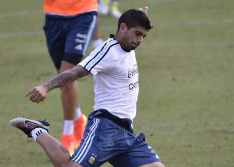 Ever Banega, en duda por una sobrecarga muscular