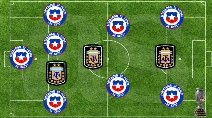 8 chilenos y 3 argentinos en el equipo ideal de la Copa América