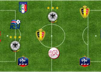 El once ideal de AS en los octavos de la Euro 2016