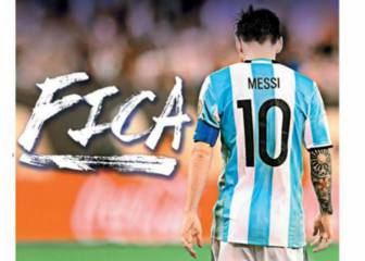 En su portada, diario brasileño le pide a Messi que se quede