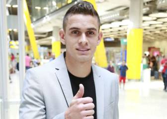 Borré llega a Madrid: 