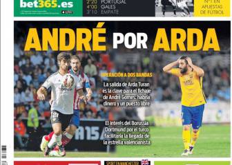 Prensa catalana: Arda Turan, el sacrificado por André Gomes