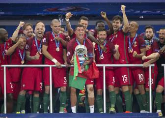 Portugal-Francia: la final en imágenes