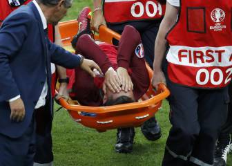 Ronaldo subbed off after 23' of Euro 2016 final with knee injury