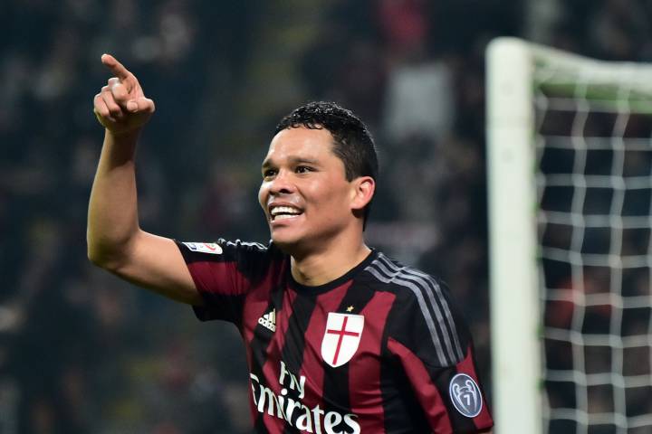 Montella admits Carlos Bacca could leave AC Milan