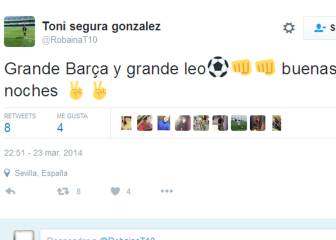 Toni Segura, fichaje del Madrid y culé: 'Gran Barça y gran Leo'